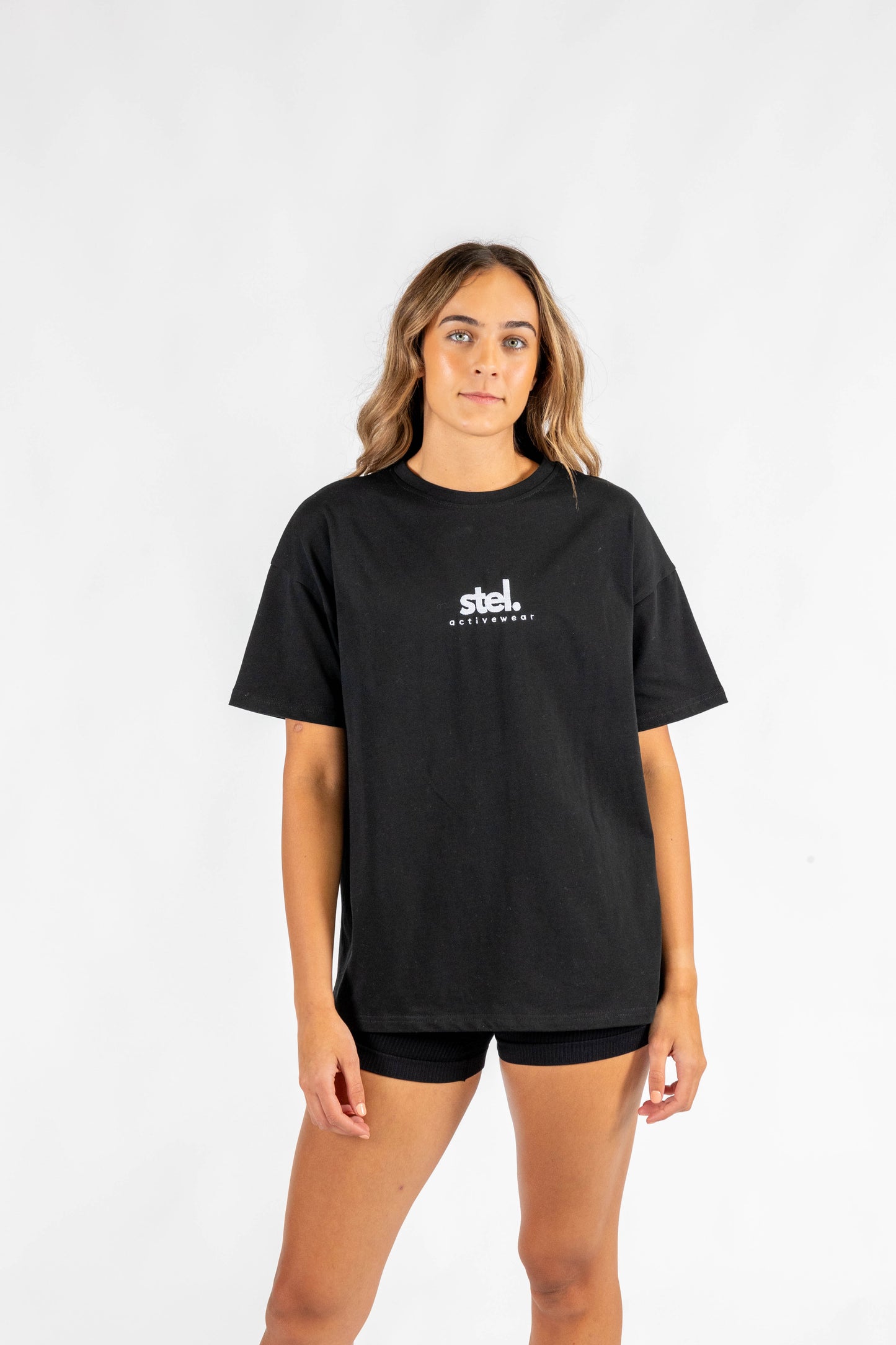 Bonnie Boyfriend Black Tee
