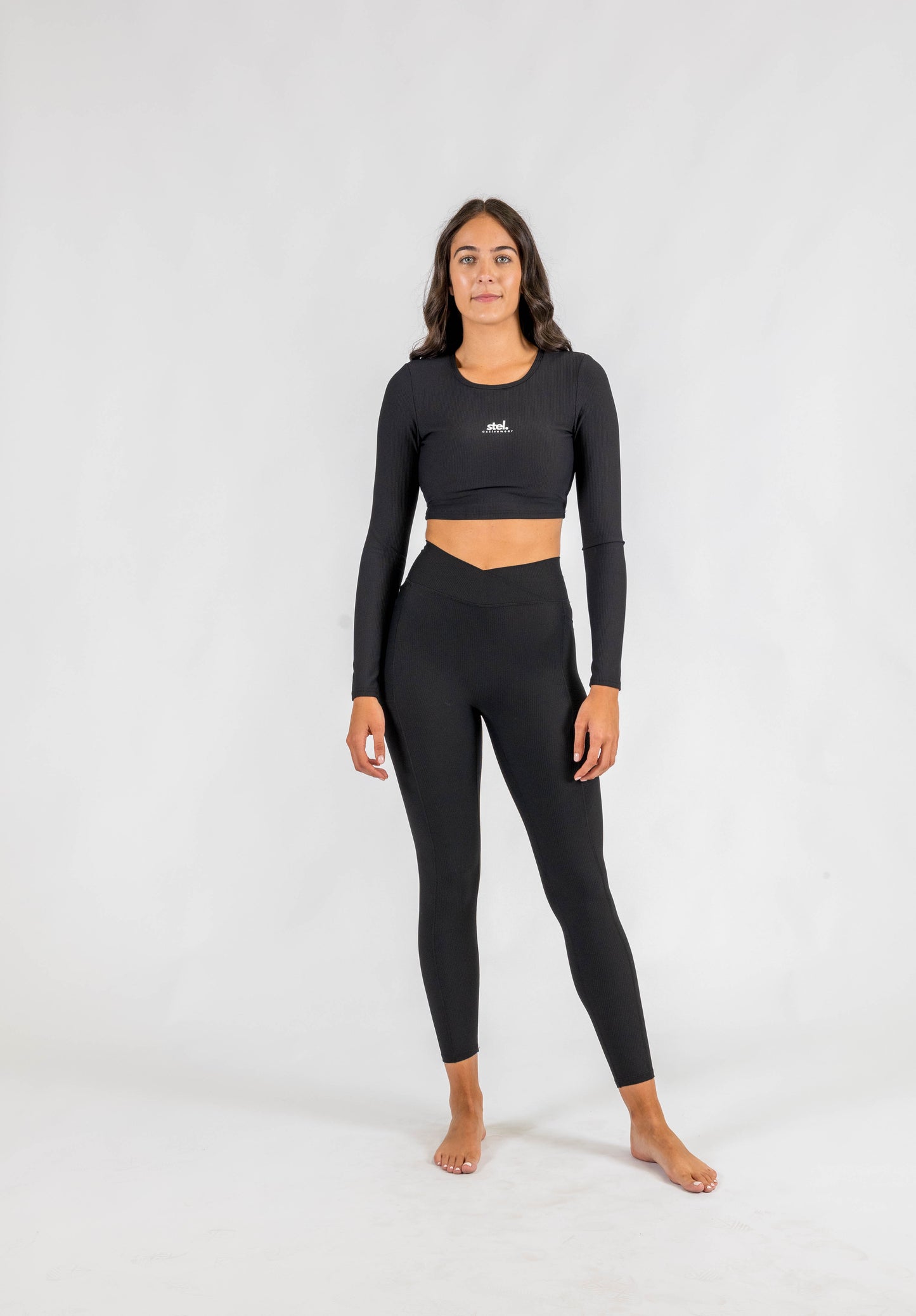 Zee Cross-over Rib Leggings