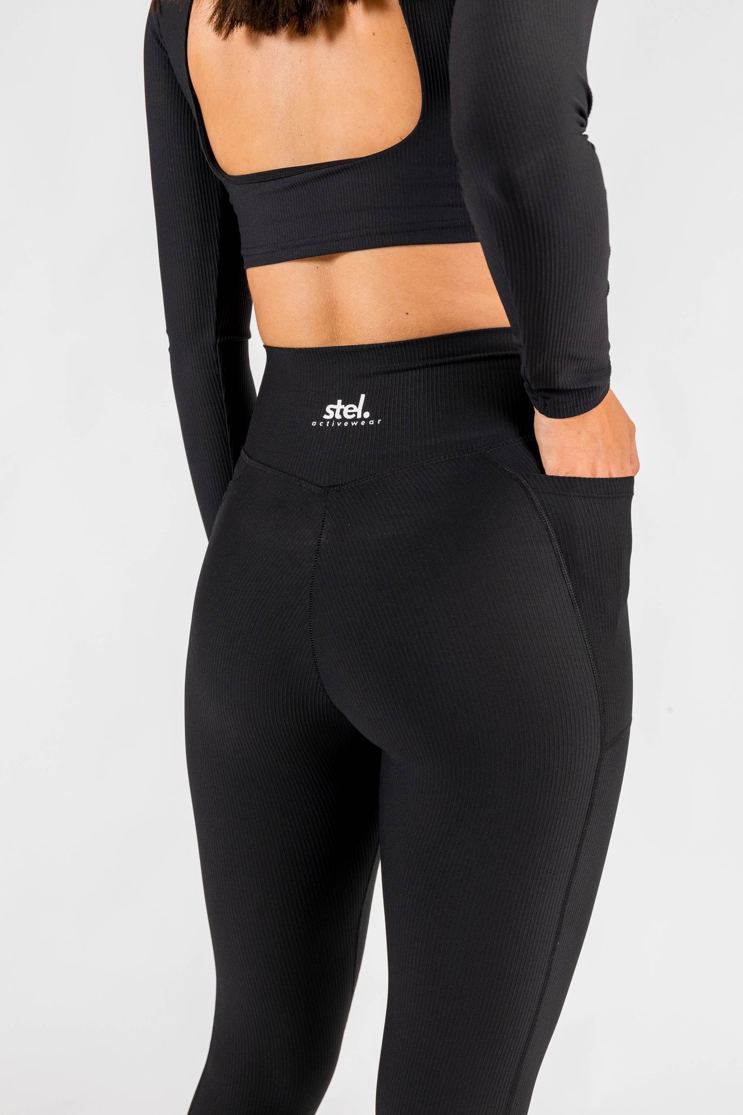 Zee Cross-over Rib Leggings