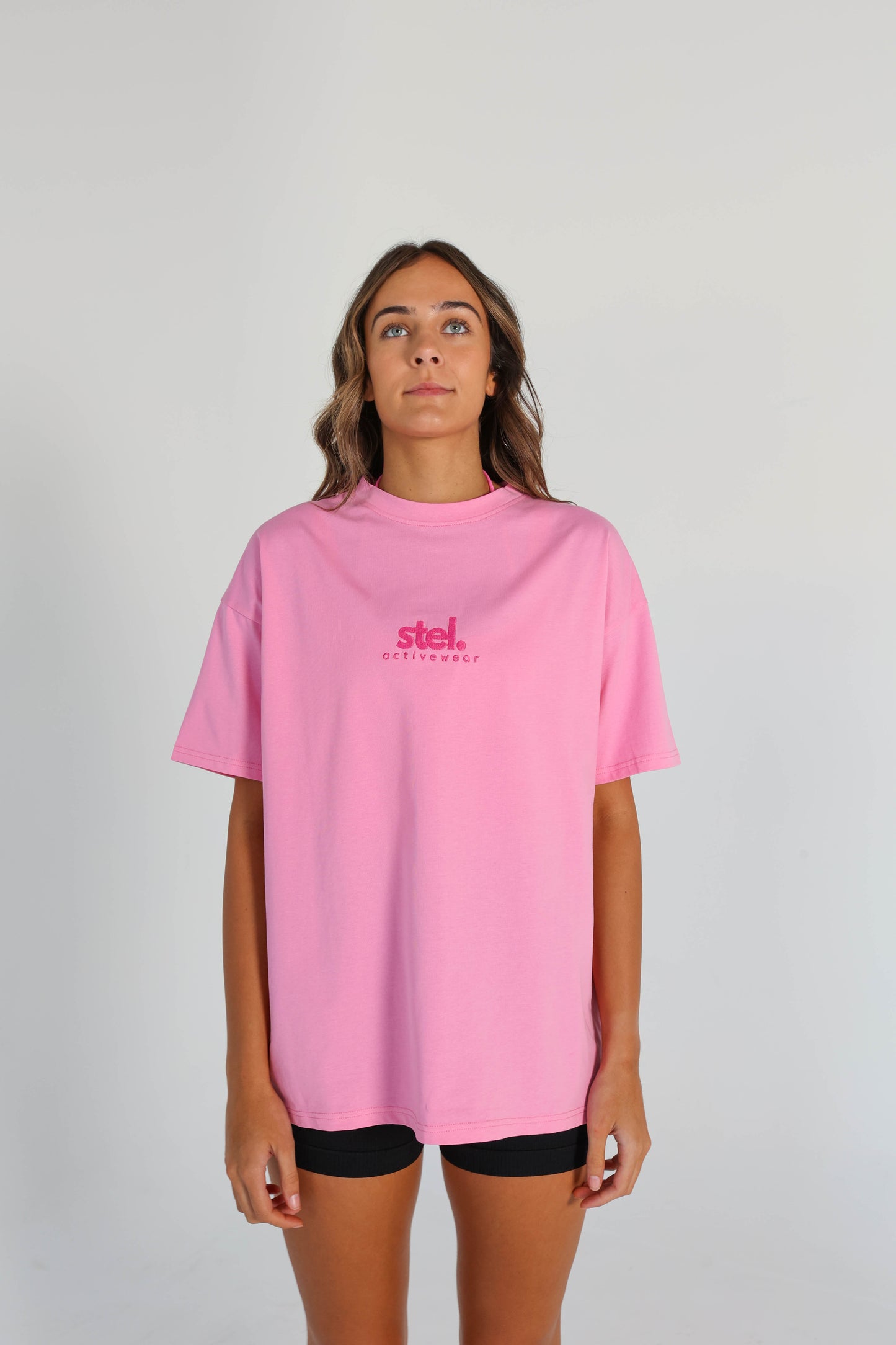 Bonnie Boyfriend Fuchsia Tee