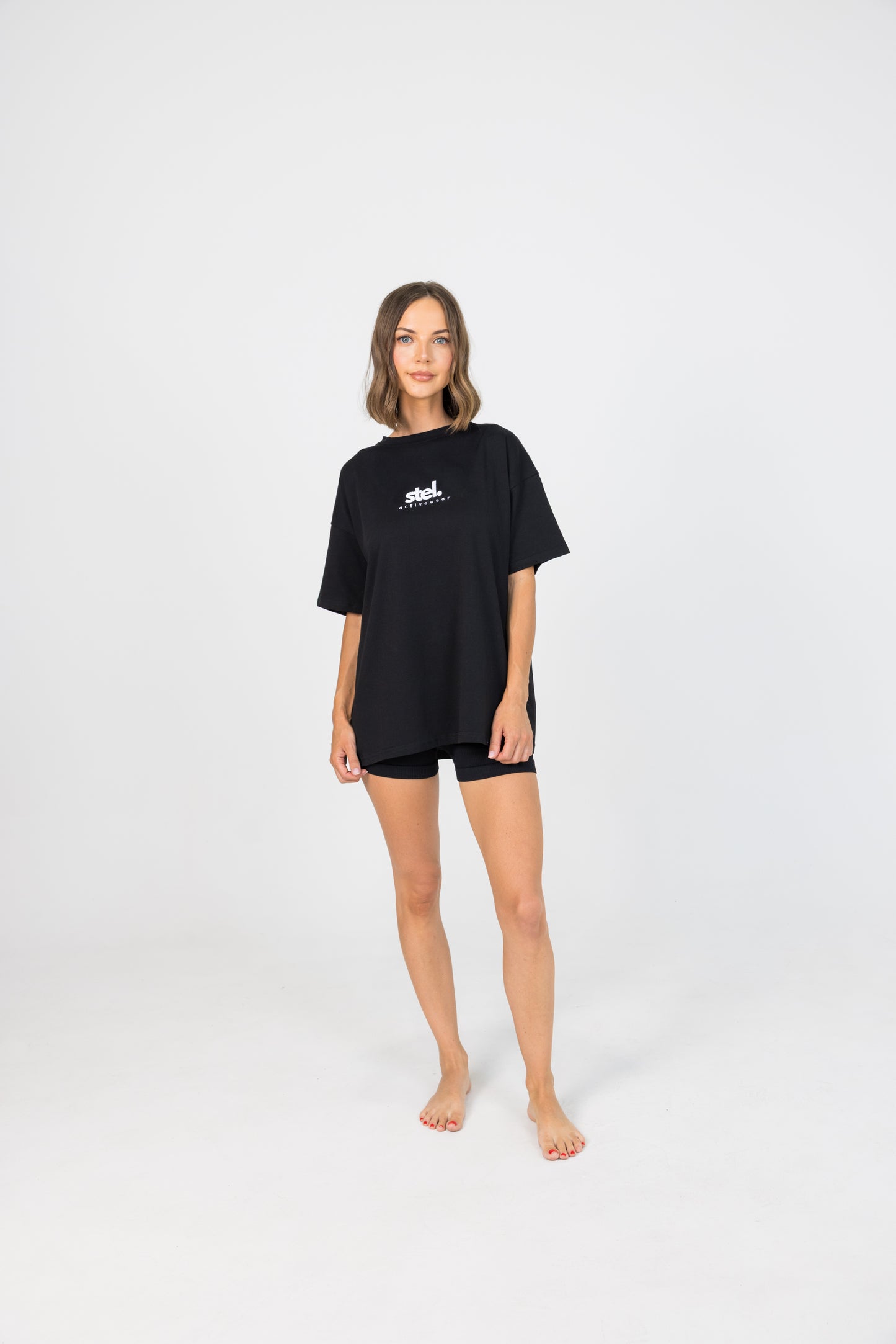 Bonnie Boyfriend Black Tee