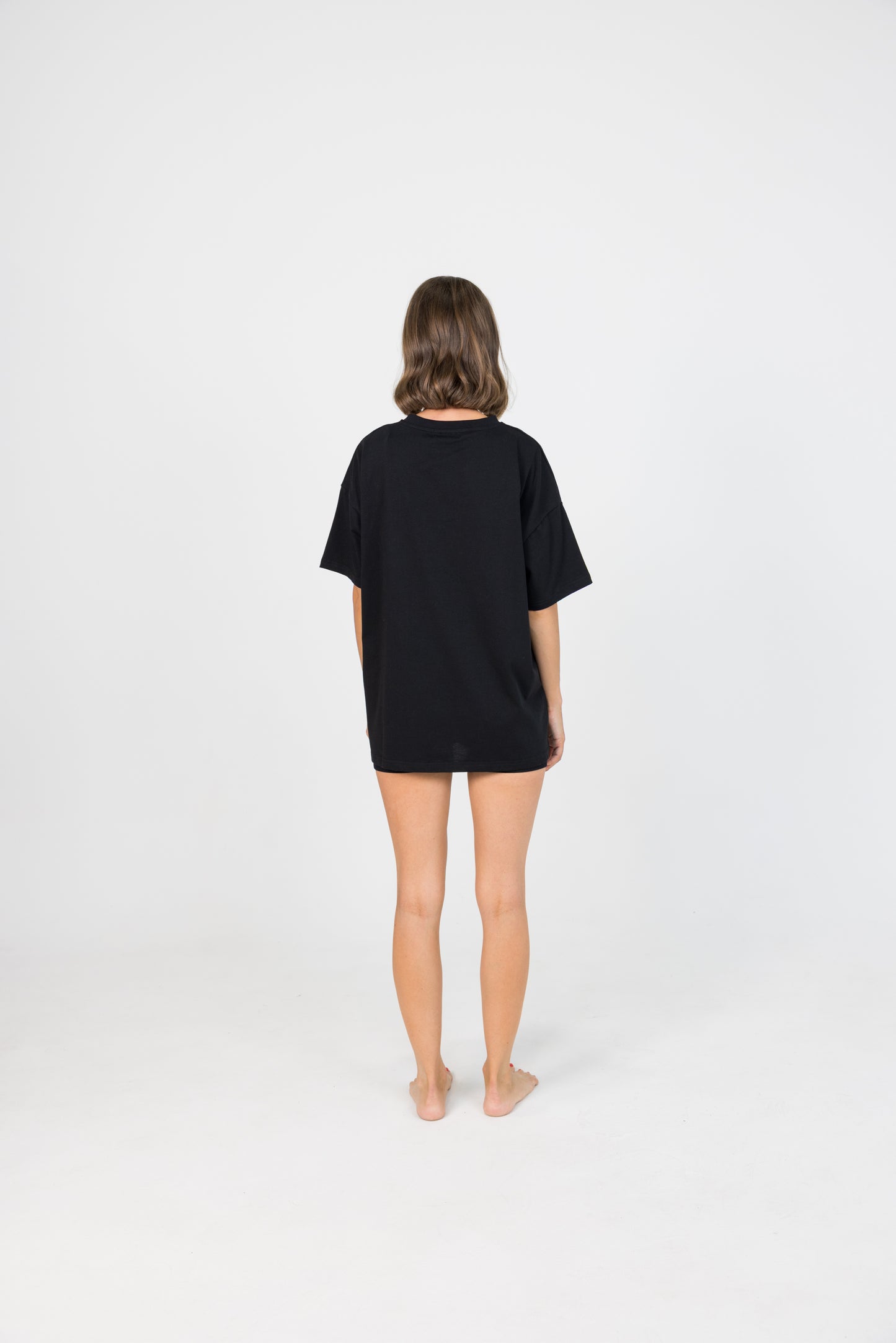 Bonnie Boyfriend Black Tee